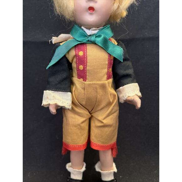 Very Vintage MM Alexander SWEEDISH Doll 9” Flirty Eye Wendy Ann 1930’s Composit - Picture 3 of 11